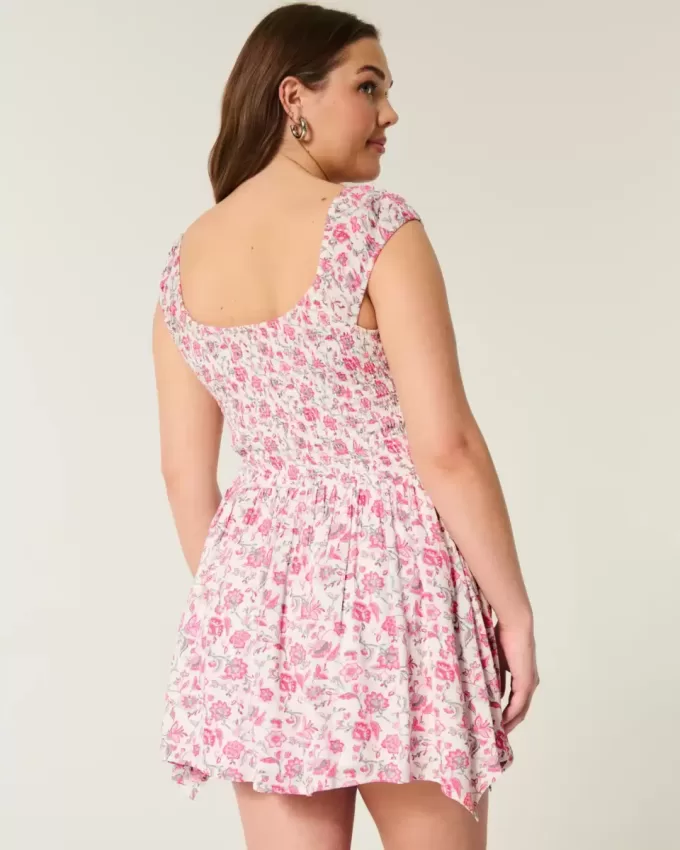 Off-the-Shoulder Asymmetrical Hem Mini Dress Off-the-Shoulder Asymmetrical Hem Mini Dress