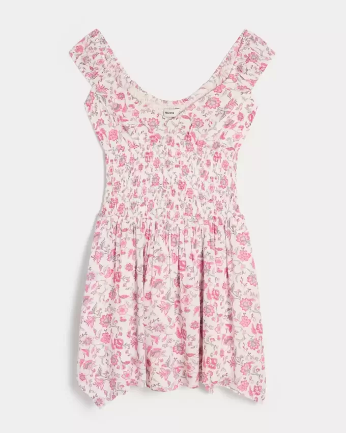 Off-the-Shoulder Asymmetrical Hem Mini Dress Off-the-Shoulder Asymmetrical Hem Mini Dress