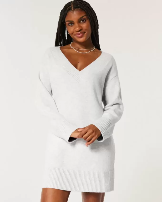 On/Off the shoulder Jersey Sweater Dress On/Off the shoulder Jersey Sweater Dress