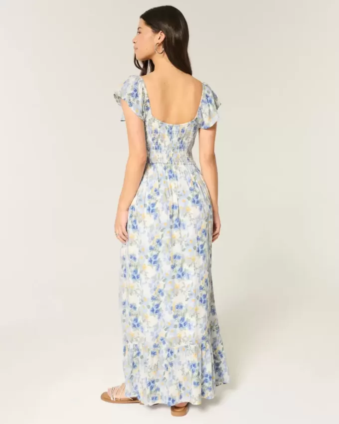 On/Off-the-Shoulder Maxi Dress On/Off-the-Shoulder Maxi Dress