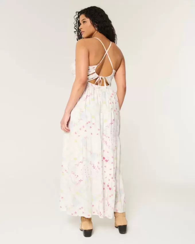 Open Back Maxi Dress