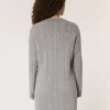 Oversized Cable-Knit Crew Sweater Dress Oversized Cable-Knit Crew Sweater Dress