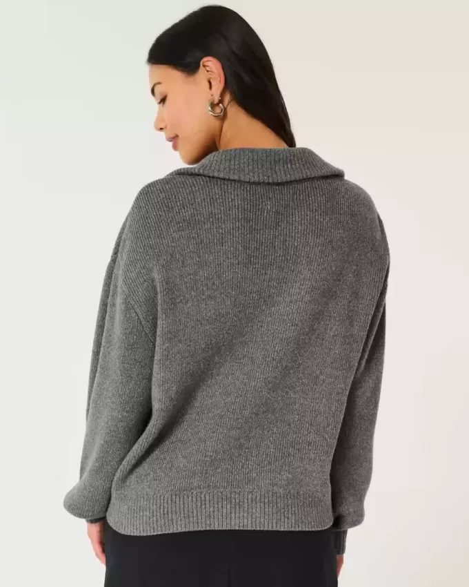 Oversized Half-Zip Sweater Oversized Half-Zip Sweater