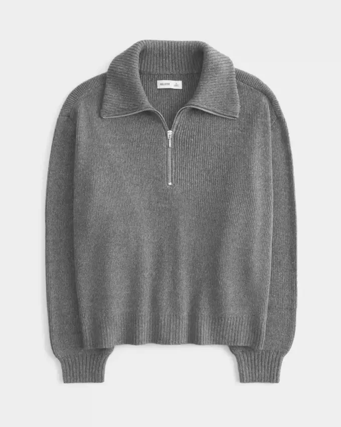 Oversized Half-Zip Sweater Oversized Half-Zip Sweater