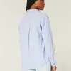 Oversized Linen-Blend Shirt