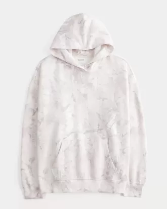 Oversized Pink Camo Hoodie