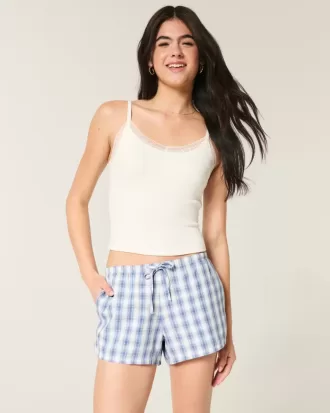 Oxford Cotton Tie Shorts Oxford Cotton Tie Shorts