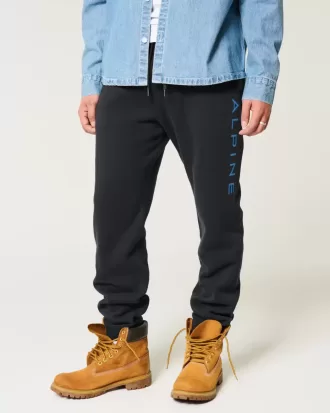 Relaxed Alpine Graphic Fleece Joggers