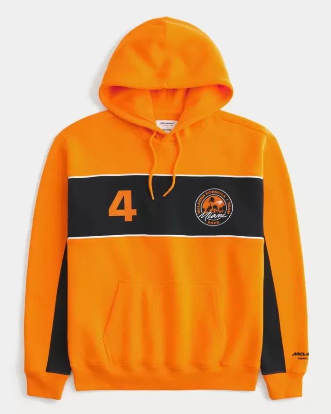Relaxed McLaren Graphic Hoodie