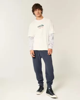 Relaxed Rib Joggers