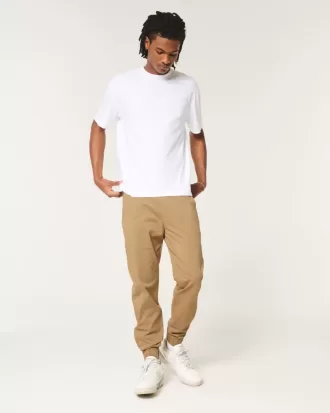 Relaxed Twill Joggers