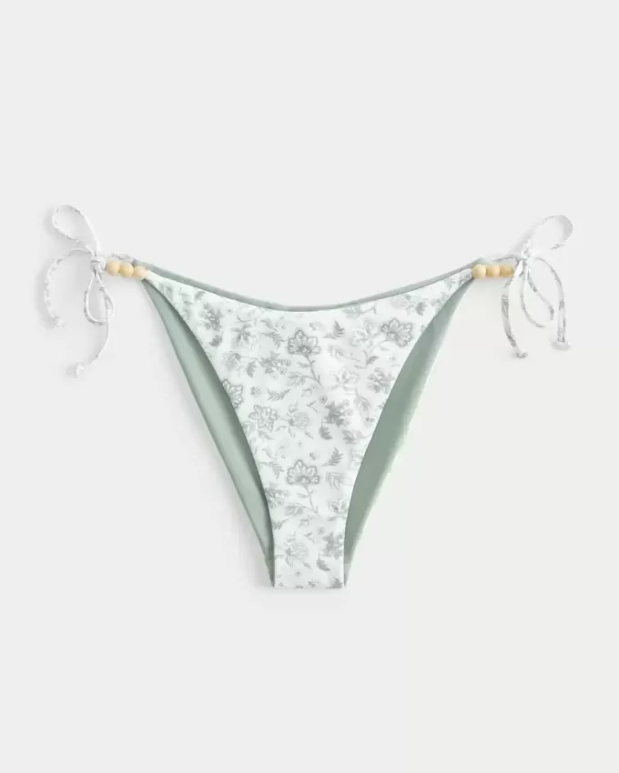 Reversible Side Tie Cheeky Bikini Bottom Reversible Side Tie Cheeky Bikini Bottom