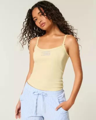 Ribbed Fish Graphic Cami