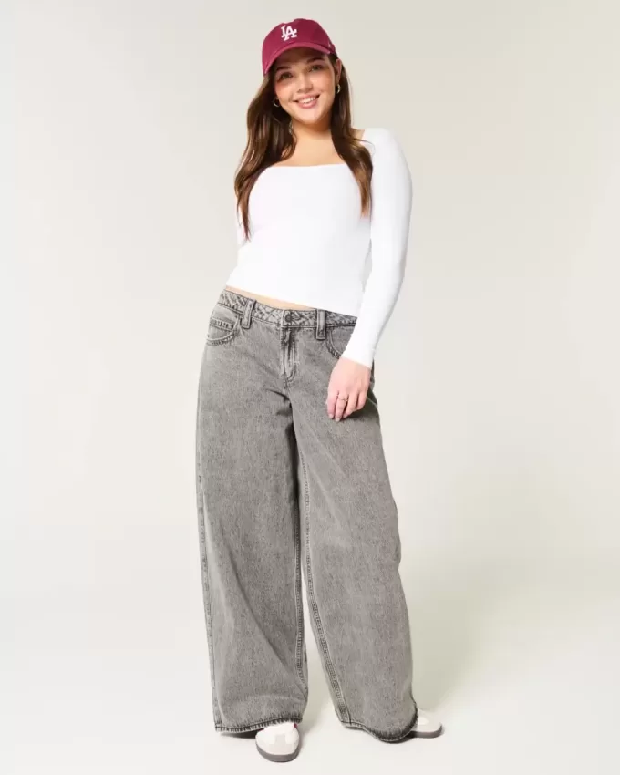 Ribbed Seamless Fabric Square-Neck Top Ribbed Seamless Fabric Square-Neck Top