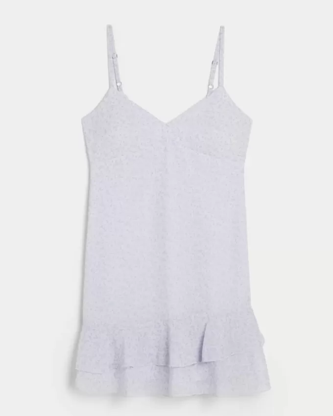 Ruffle Chiffon Mini Dress Ruffle Chiffon Mini Dress