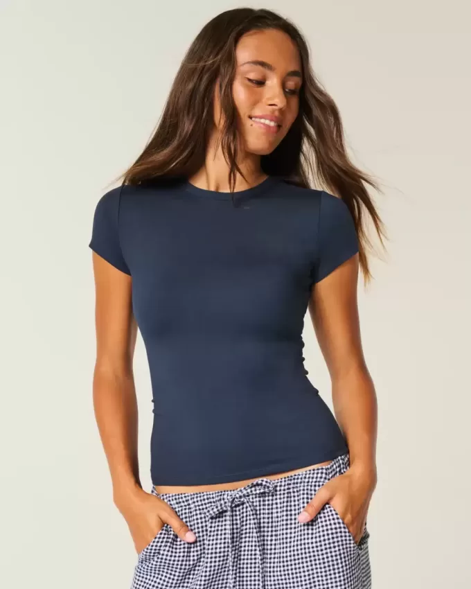 Seamless Fabric Crew Baby Tee