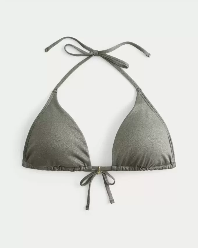 Shimmer Multi-Way Triangle Bikini Top