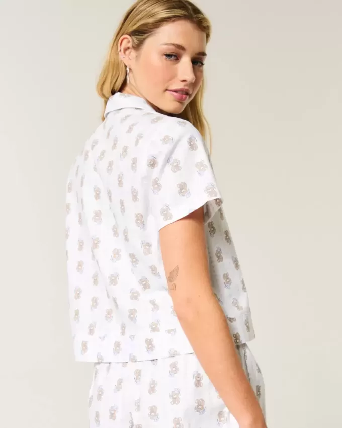 Short-Sleeve Grad Bear Sleep Shirt