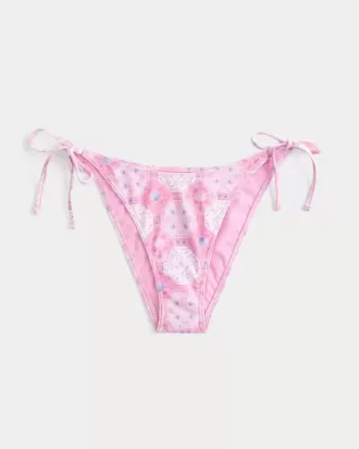 Side Tie Cheeky Bikini Bottom