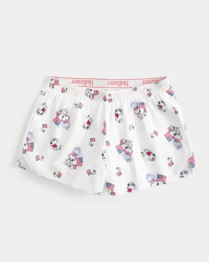 Snoopy Graphic Boxer Shorts