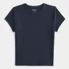 Soft Stretch Seamless Fabric Crew Baby Tee