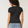 Soft Stretch Seamless Fabric Crew Baby Tee