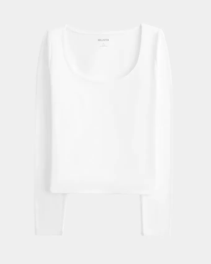 Soft Stretch Seamless Fabric Scoop Top Soft Stretch Seamless Fabric Scoop Top