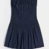 Strapless Bubble Mini Dress