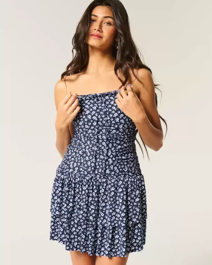 Strapless Knit Skort Dress Strapless Knit Skort Dress