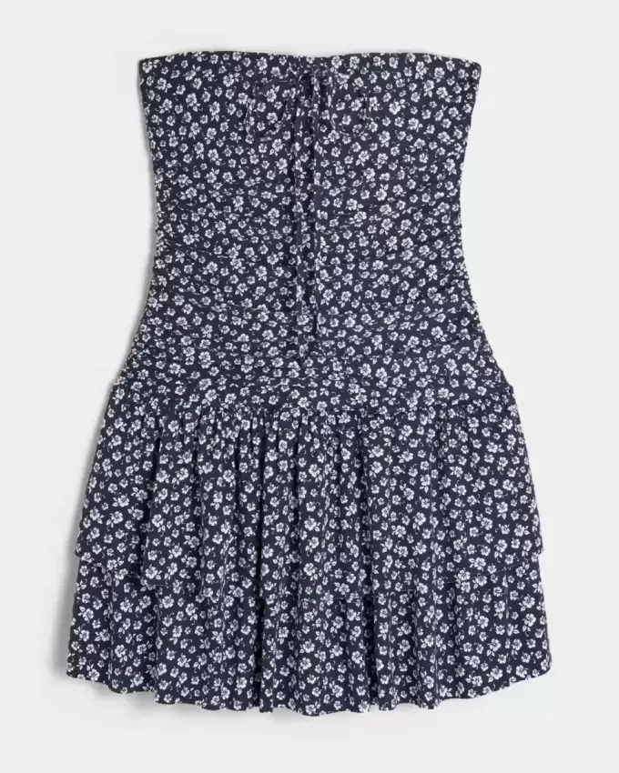 Strapless Knit Skort Dress Strapless Knit Skort Dress