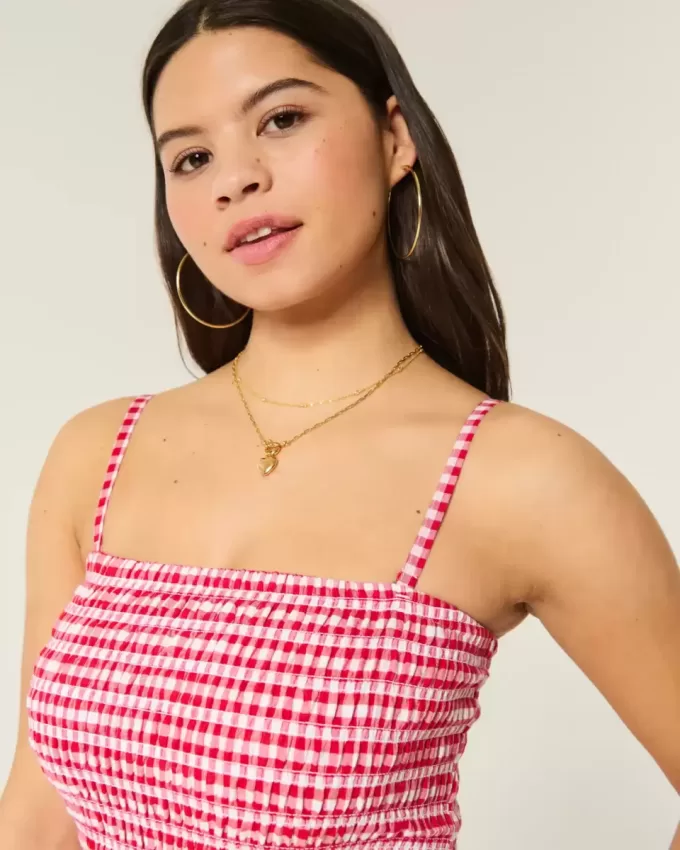 Strapless Smocked Bodice Mini Dress Strapless Smocked Bodice Mini Dress