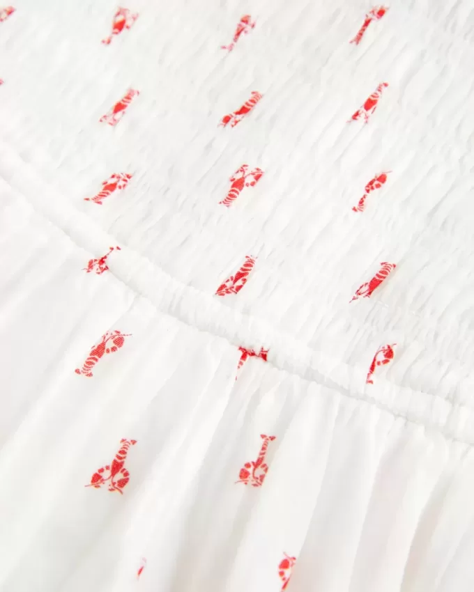 Strapless Smocked Bodice Mini Dress Strapless Smocked Bodice Mini Dress