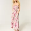 Strapless Smocked Maxi Dress Strapless Smocked Maxi Dress