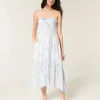 Strapless Smocked Maxi Dress Strapless Smocked Maxi Dress