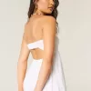 Strapless Twist Bust Maxi Dress