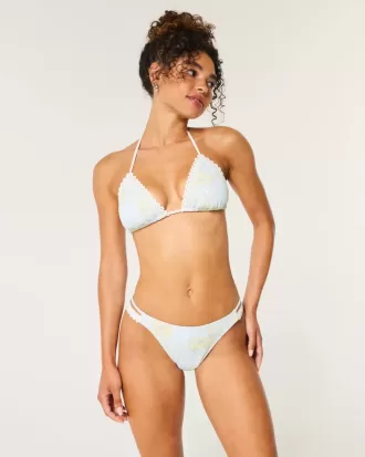 Strappy High-Leg Cheeky Bikini Bottom