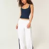Striped Baggy Pull-On Pants Striped Baggy Pull-On Pants