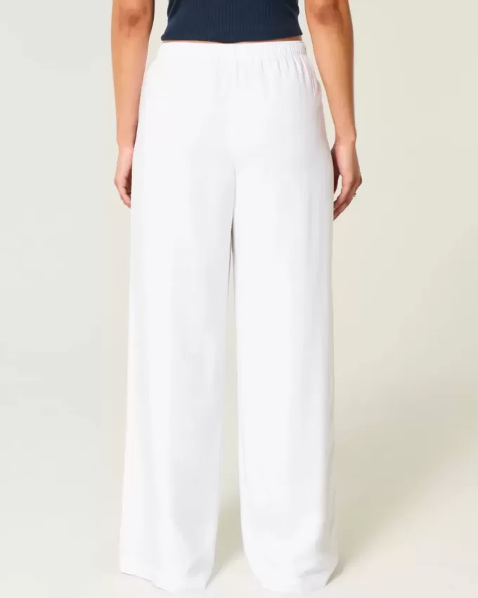 Striped Baggy Pull-On Pants Striped Baggy Pull-On Pants