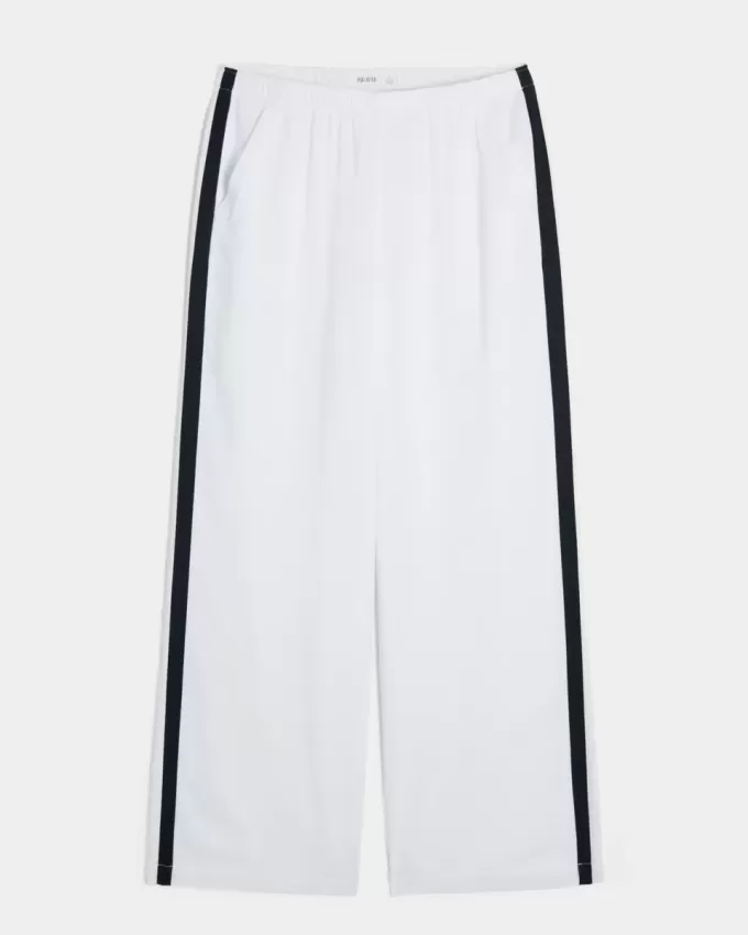 Striped Baggy Pull-On Pants Striped Baggy Pull-On Pants