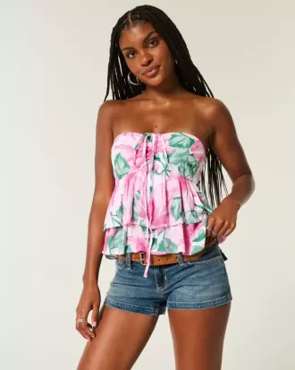 Tiered Halter Babydoll Top Tiered Halter Babydoll Top