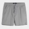 Twill Pull-On Shorts 7″