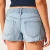 Ultra Low-Rise Ripped Medium Wash Mini Denim Shorts Ultra Low-Rise Ripped Medium Wash Mini Denim Shorts