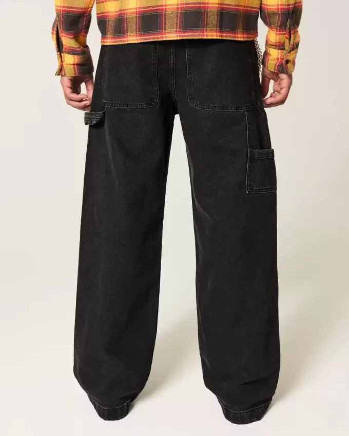 Washed Black Super Baggy Painter Jeans Washed Black Super Baggy Painter Jeans